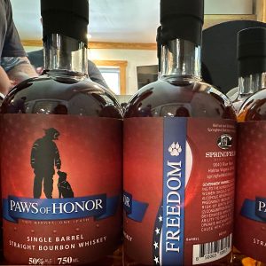 Paws of Honor Freedom Single Barrel Bourbon Whiskey