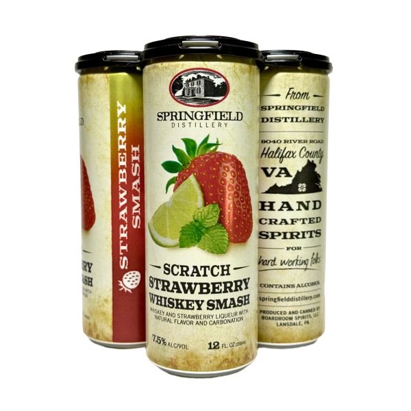 Strawberry Smash Canned Cocktail - 4PK
